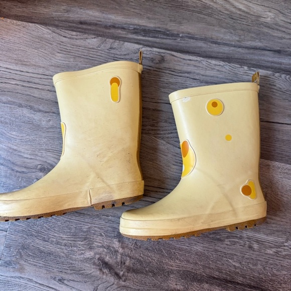 Coco Village Kids Yellow Atari Rain Boots size 1 - Picture 2 of 8